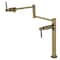 Kingston Brass Deck Mount Pot Filler, Antique Brass KS4703DL - alternate 1